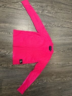 Calvin Klein Jeans Bright Pink Crewneck Sweater